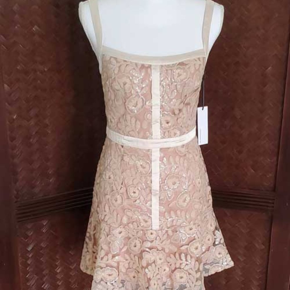 RYSE THE LABEL Sequin Lace Mini  NWT, Size Med